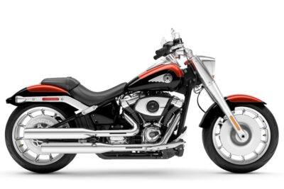 Fat Boy 2025 Harley Davidson Pavia Whiskey Fire/ Vivid Black