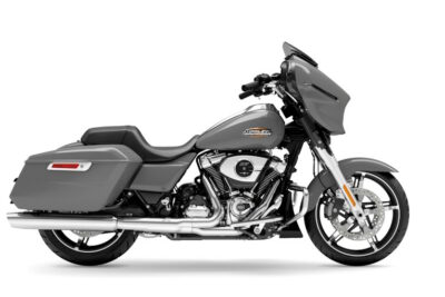 Street Glide 2025 Harley Davidson Pavia Billiard Gray - Finiture cromate